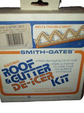 Smith-Gates Roof & Gutter De-Icer Kit Cable 100 FT 120V, 800W